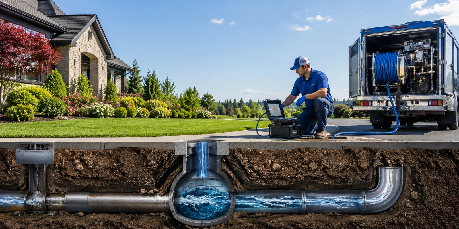 Drainage restoration information for Rousseau, KY